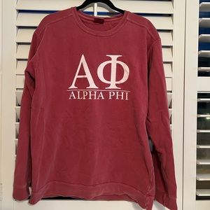 Comfort Colors Alpha Phi Oversized hoodie